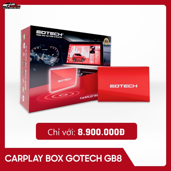 CarPlay Box Android Gotech GB8 | Android Box Cho Ô Tô Màn Zin