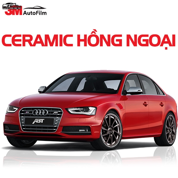 PHIM CÁCH NHIỆT 3M CERAMIC HỒNG NGOẠI SEDAN 