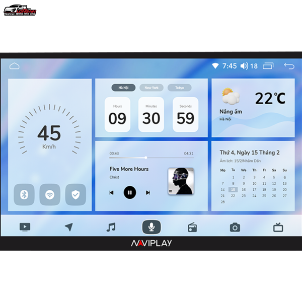 MÀN HÌNH GIẢI TRÍ Ô TÔ NAVIPLAY N600
