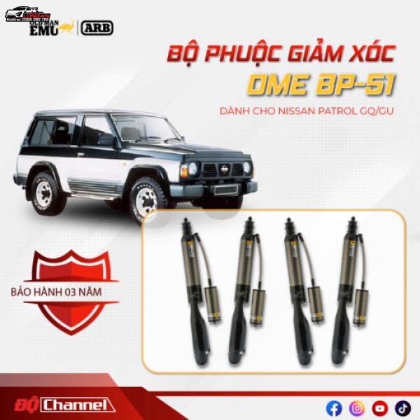 Phuộc BP51 Nissan Patrol 